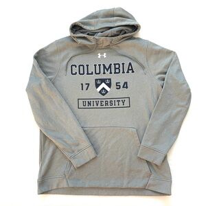 Under Armour Columbia University Grey Hoodie Fleece Large
